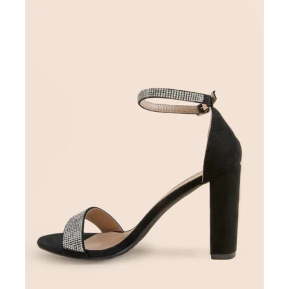 Diamond ankle heels